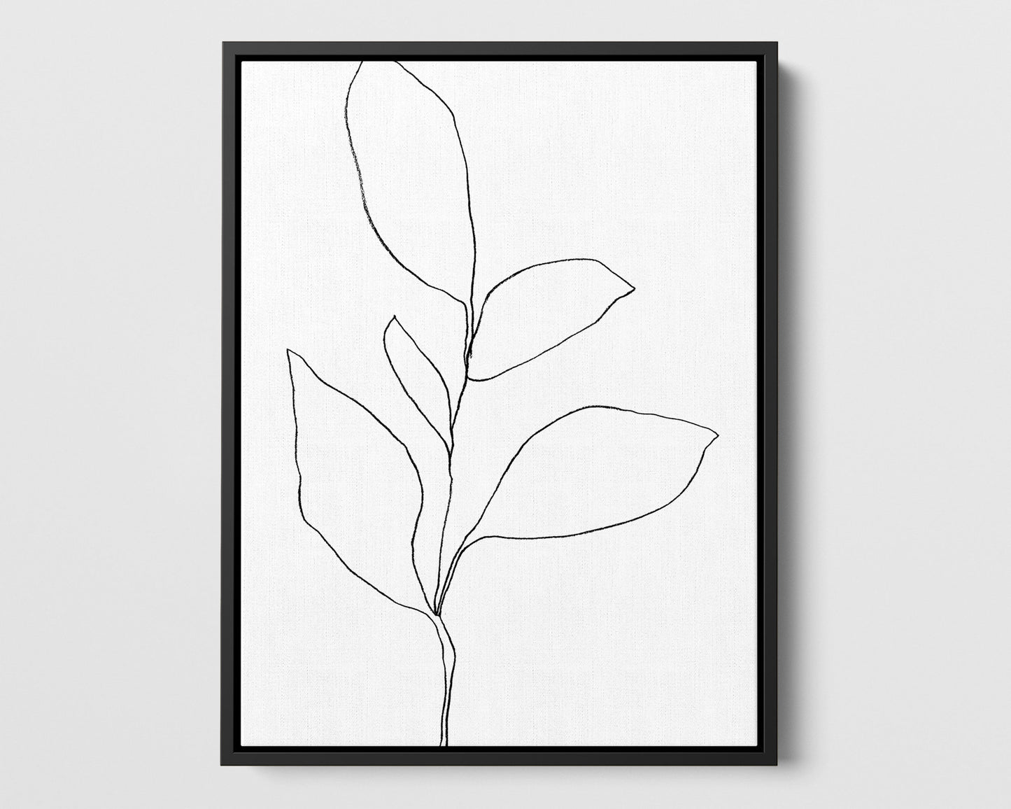 Five Leaf Plant Print