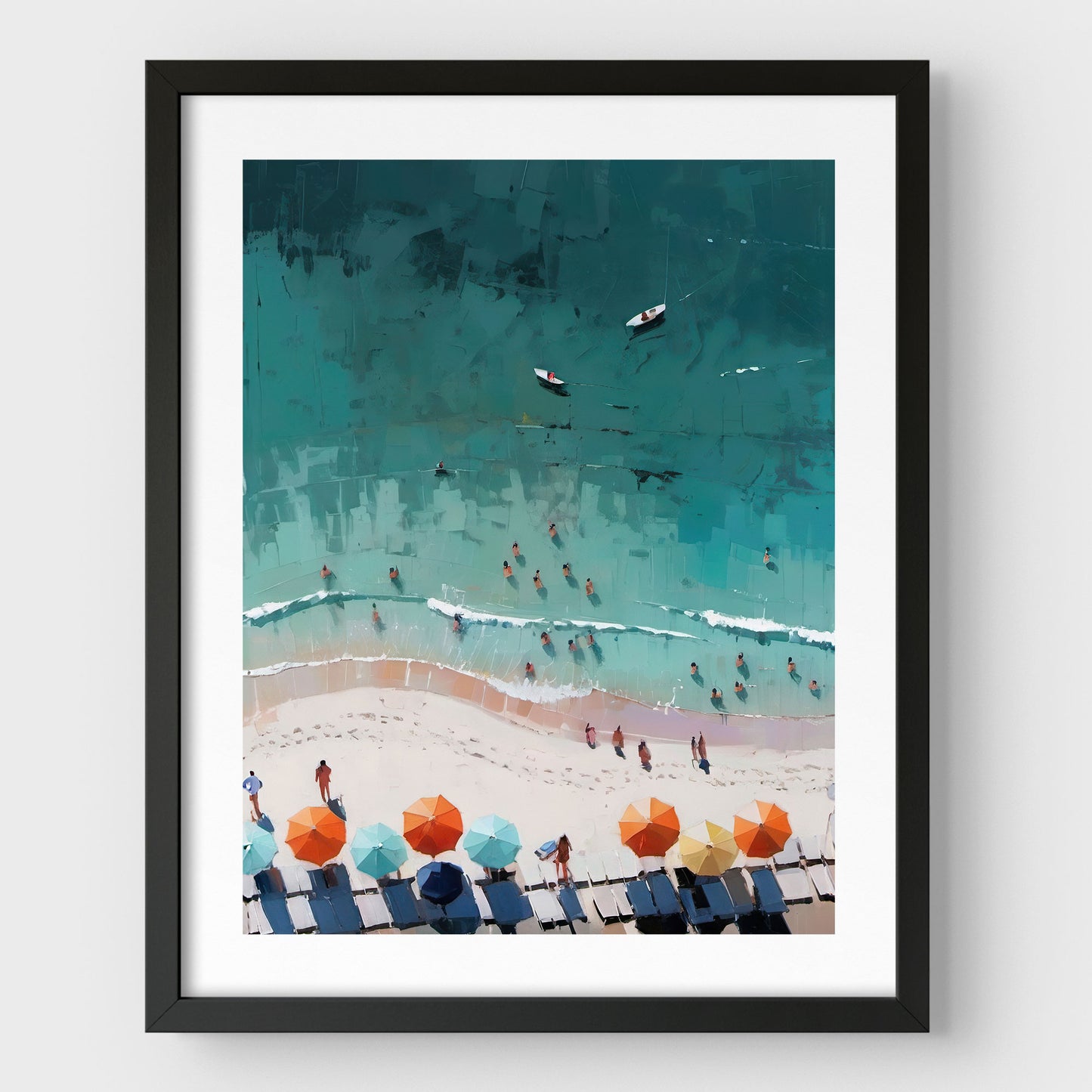 Beach Aerial View Print