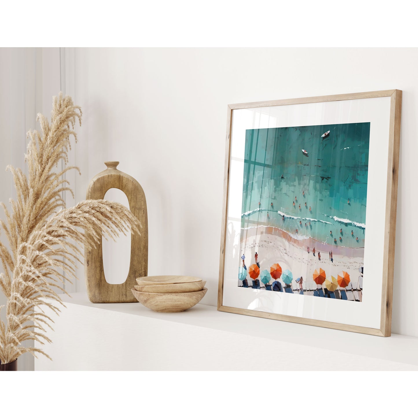 Beach Aerial View Print