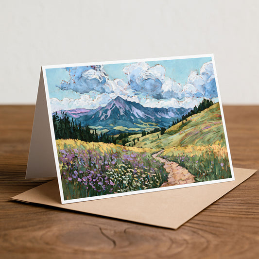 Crested Butte Colorado Note Card