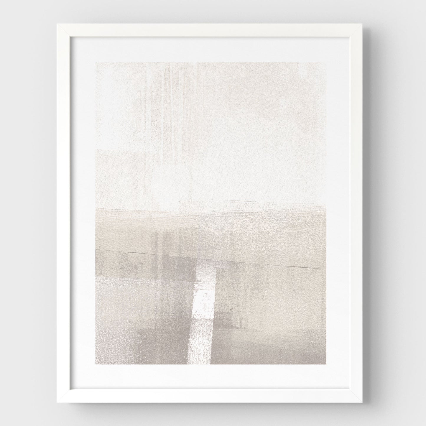 Beige Horizon Print