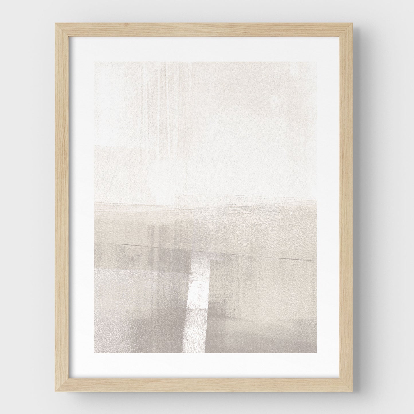 Beige Horizon Print