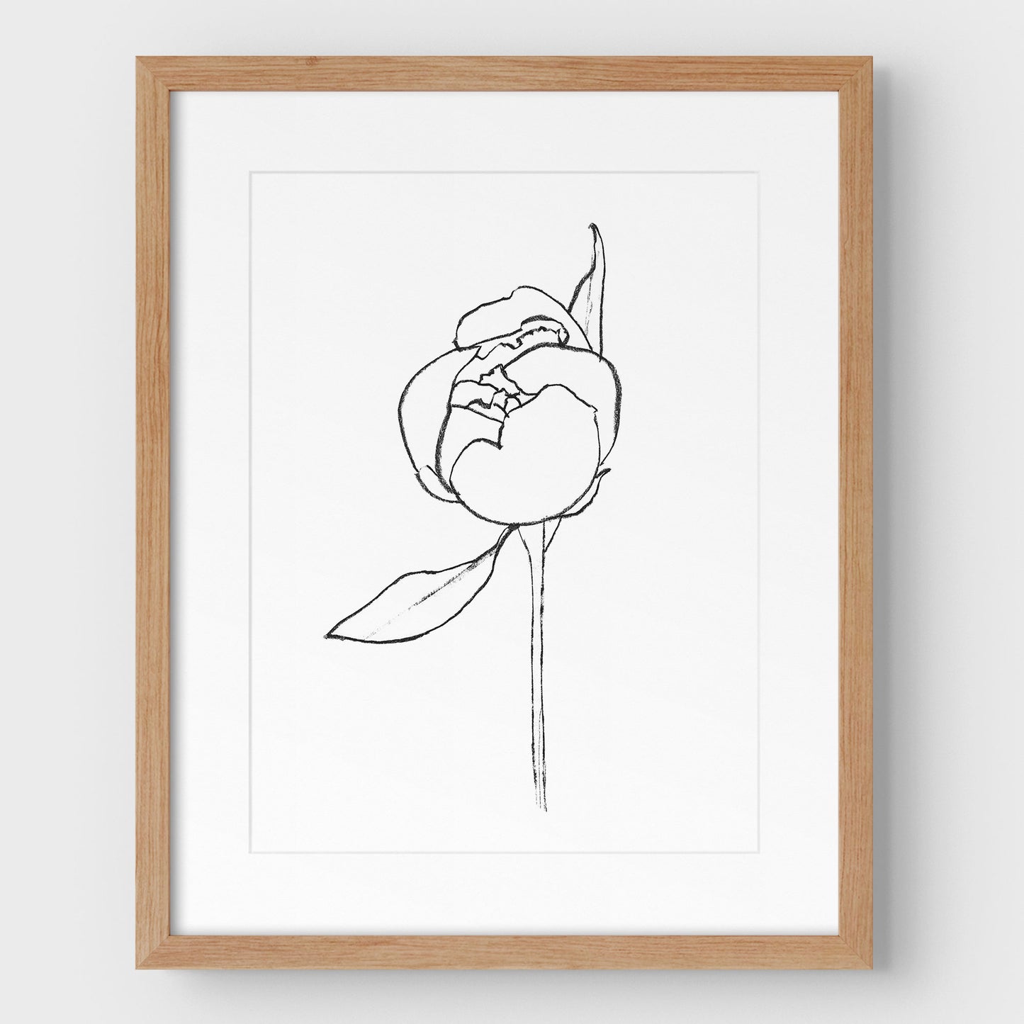 Blooming Peony Print