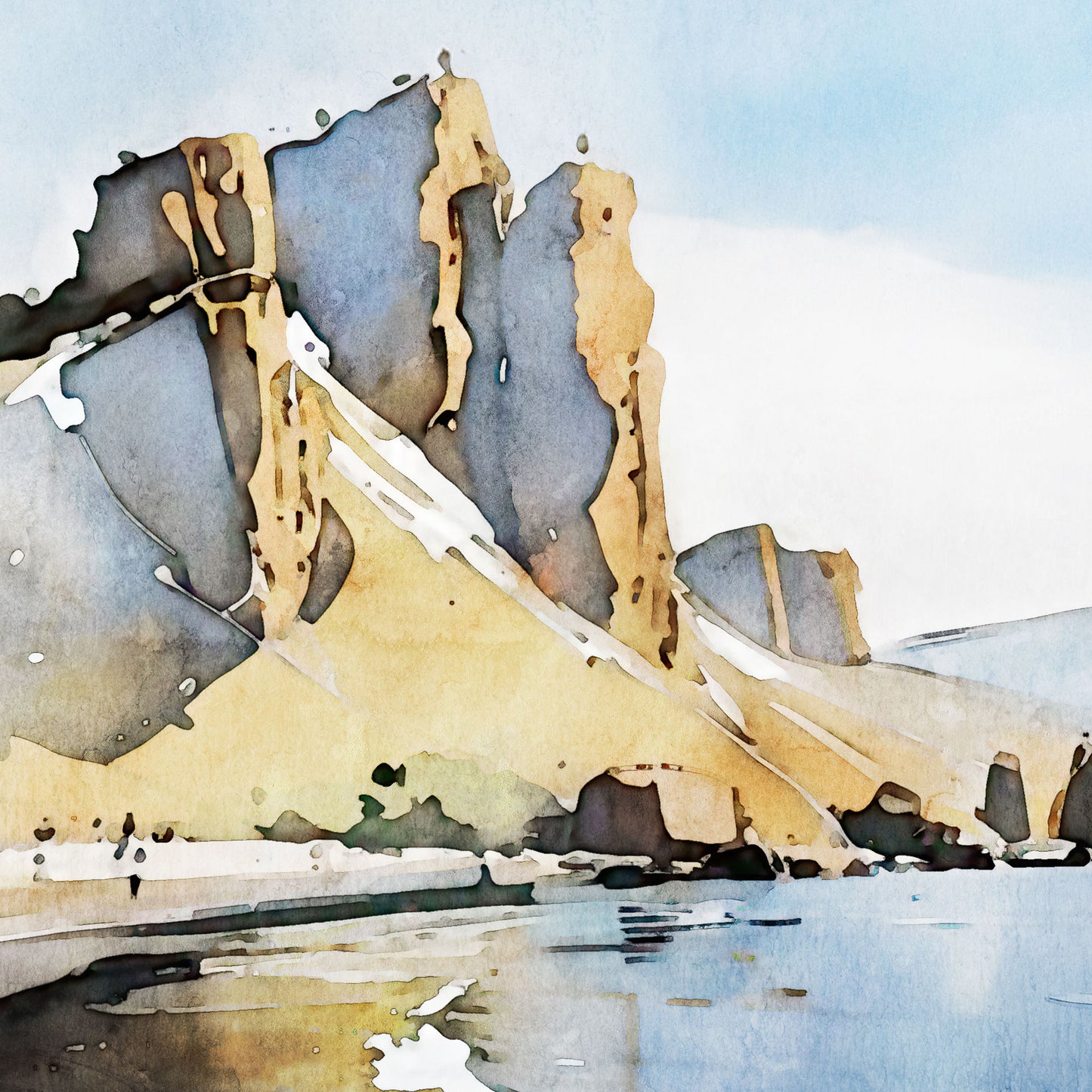 Rocky Seashore Print