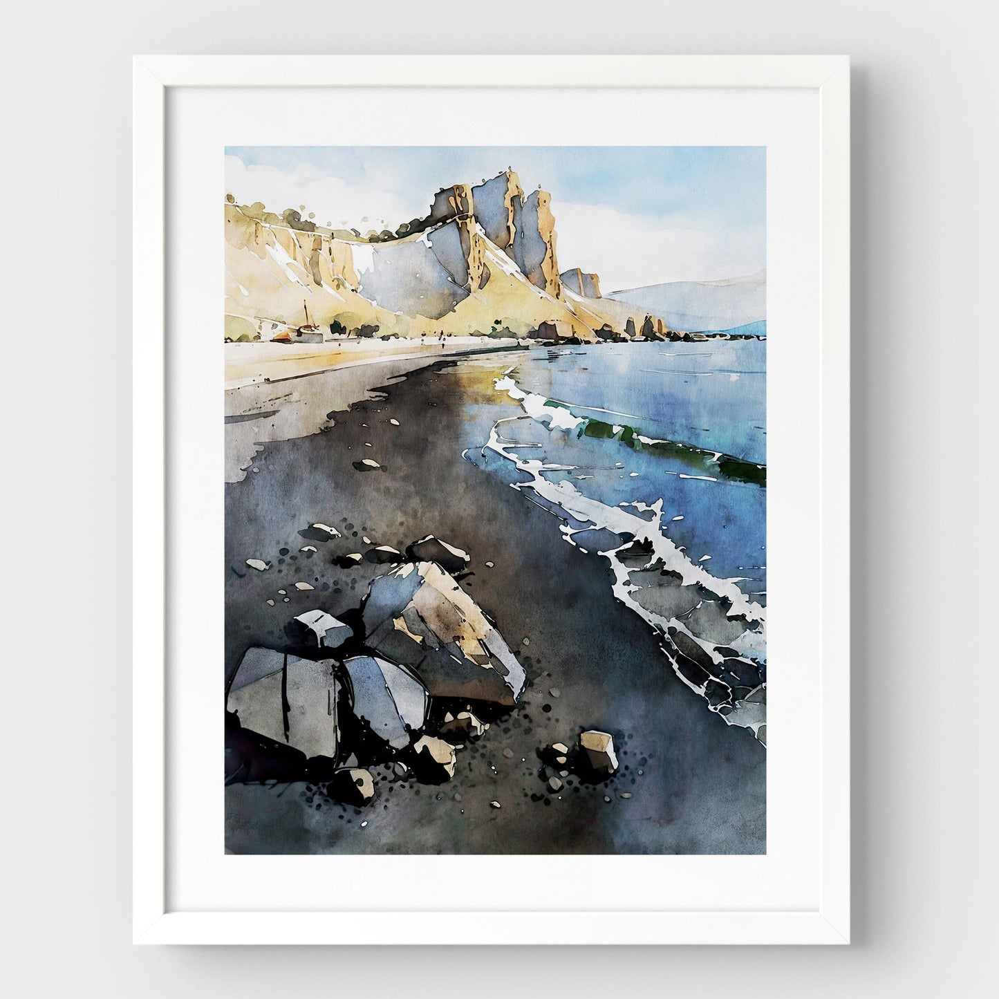 Rocky Seashore Print