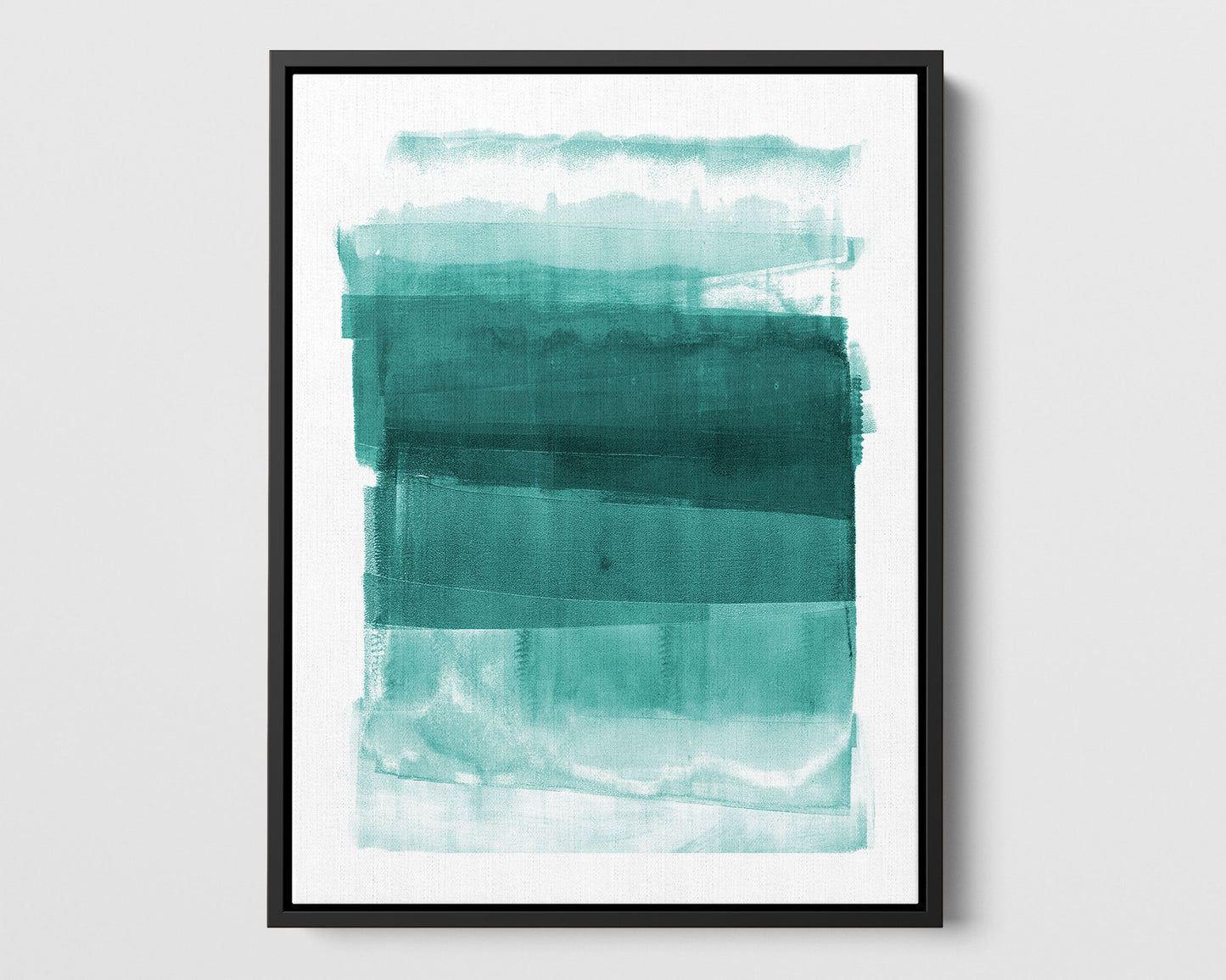 Teal Ombre Print