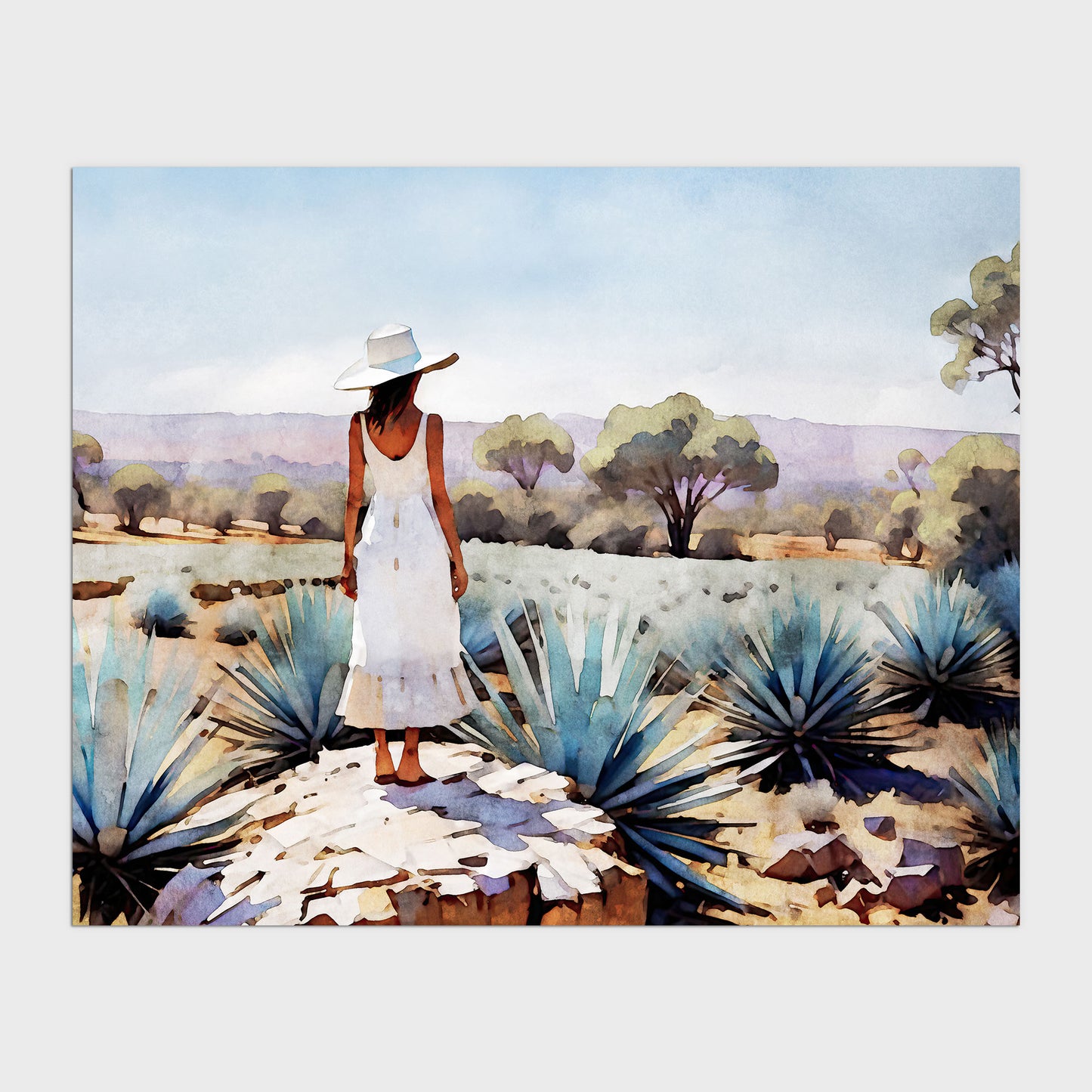 Agave Field Print