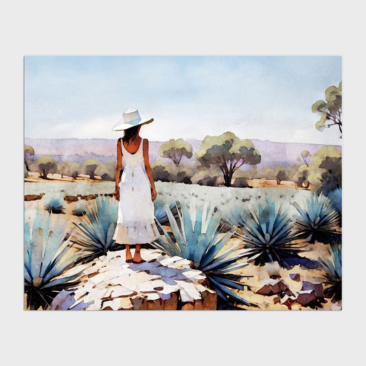 Agave Field Print