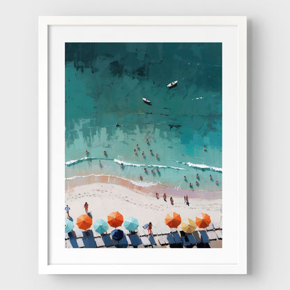 Beach Aerial View Print