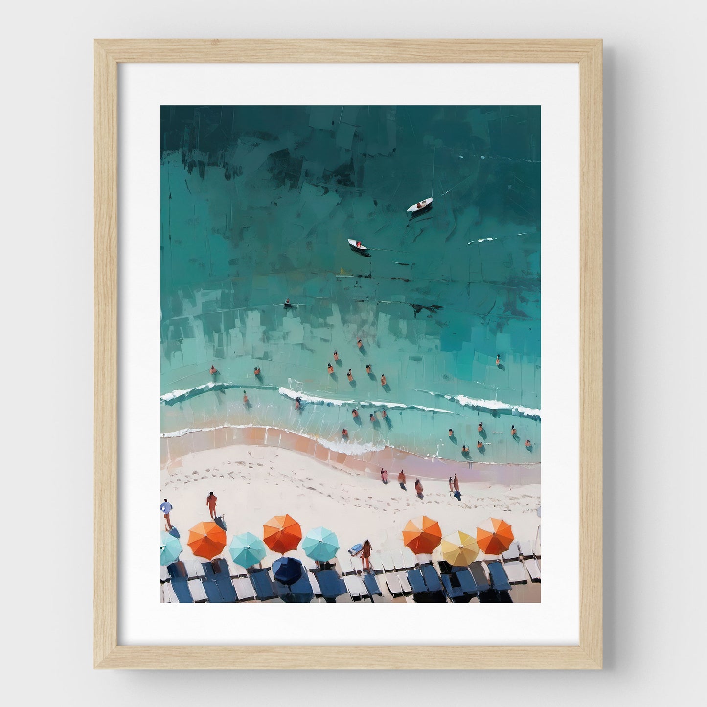 Beach Aerial View Print