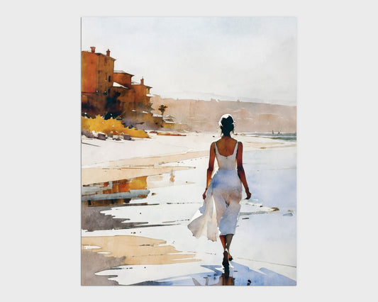 Beach Stroll Print