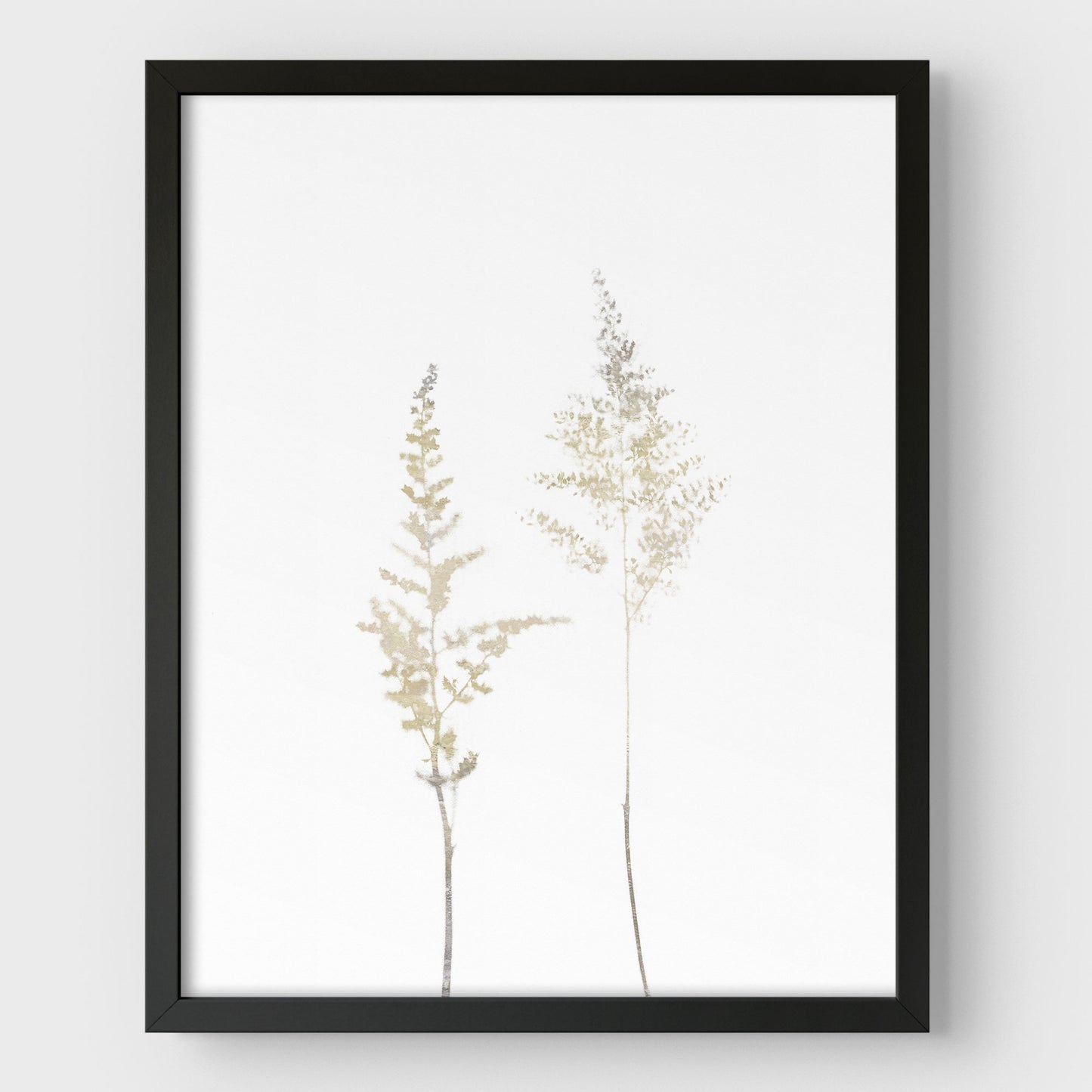 Beige Wildflower Print