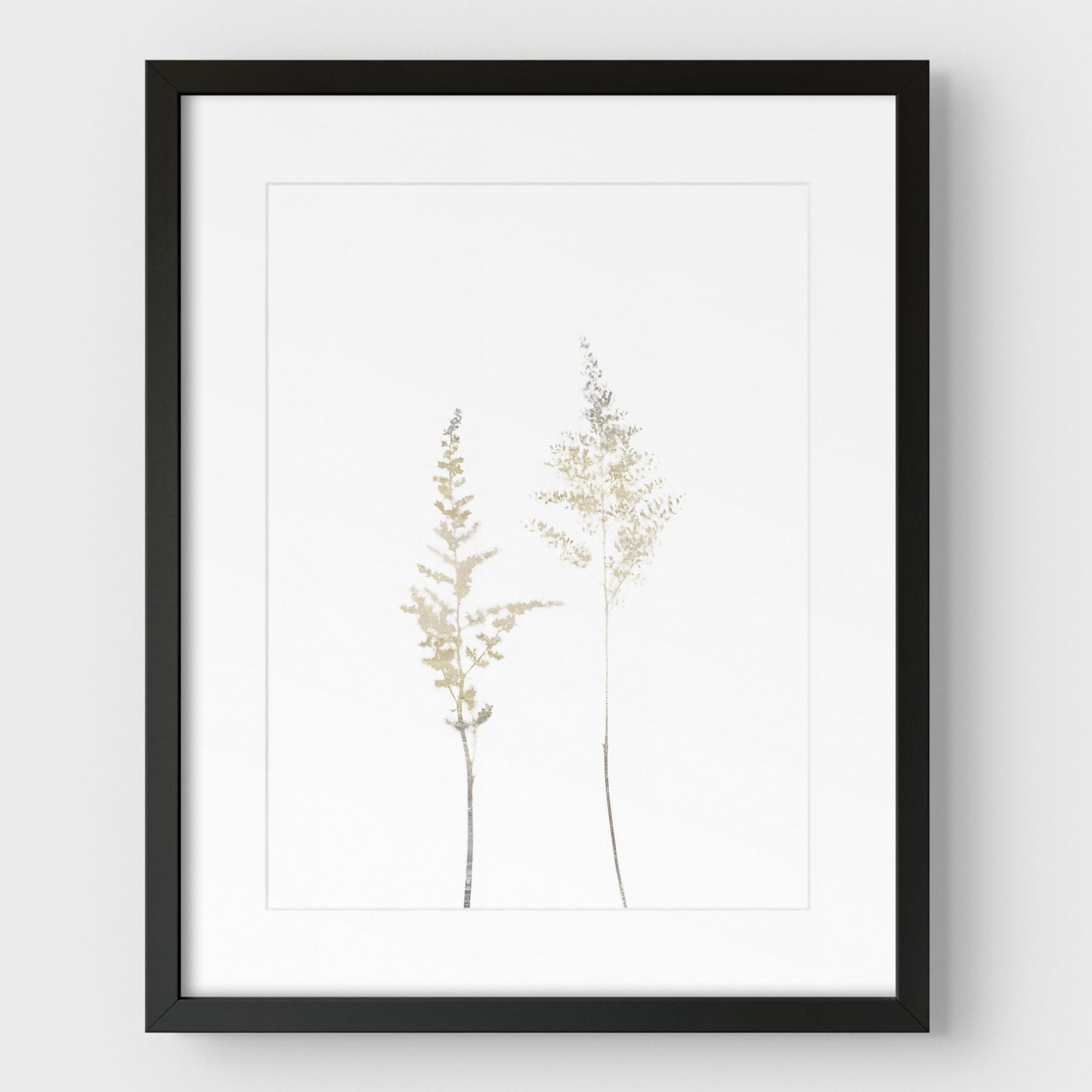Beige Wildflower Print