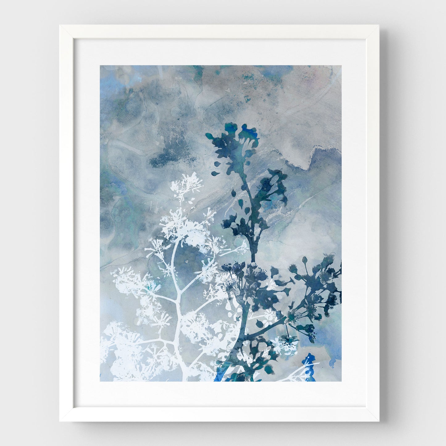 Blossom Blue Print