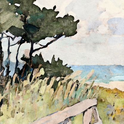Beach Boardwalk Print