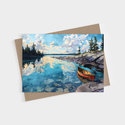 Boundary Waters Canoe Area Horizontal Note Cards