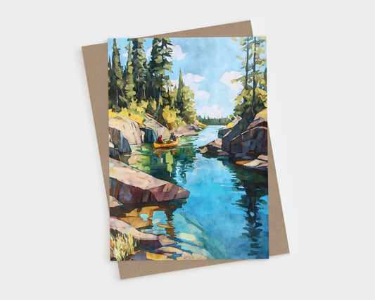 Boundary Waters Canoe Area Watercolor Note Cards