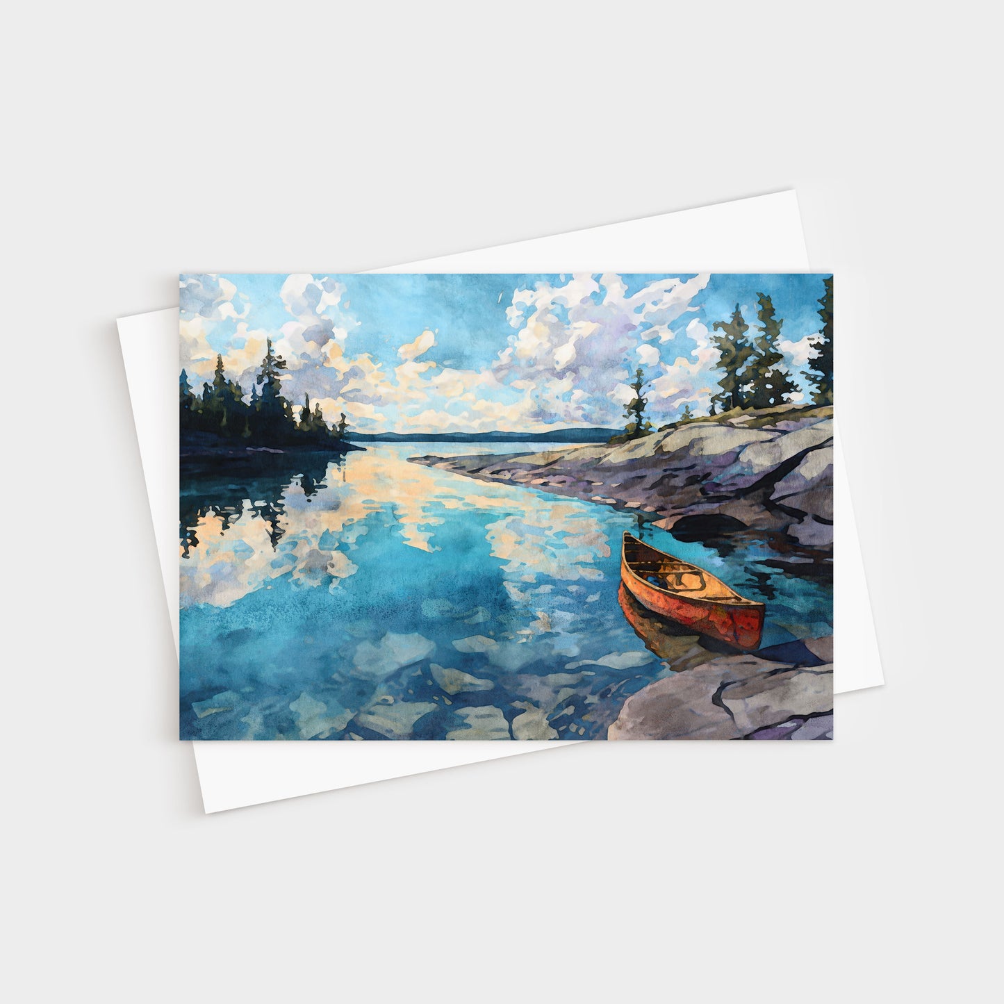 Boundary Waters Canoe Area Horizontal Note Cards
