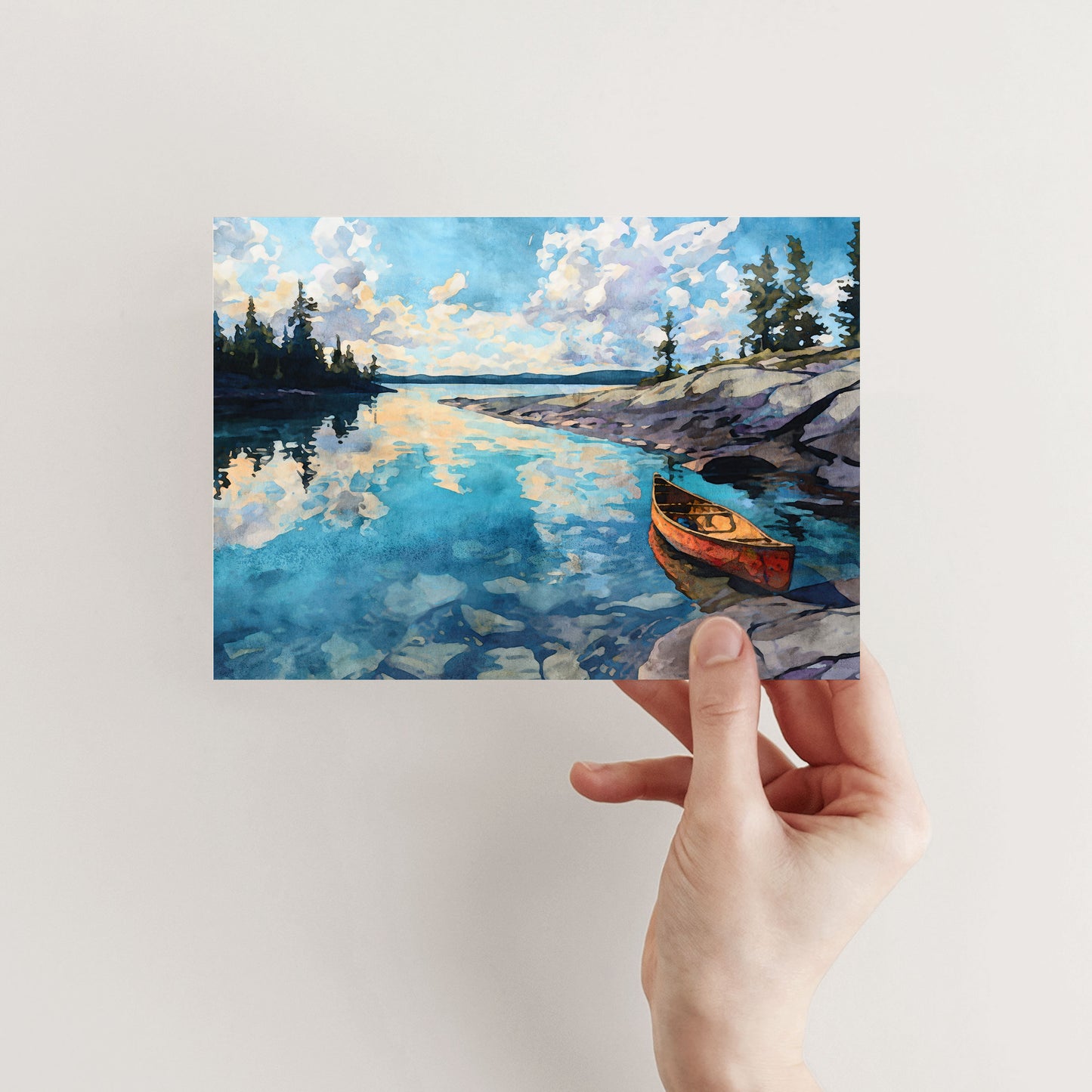 Boundary Waters Canoe Area Horizontal Note Cards