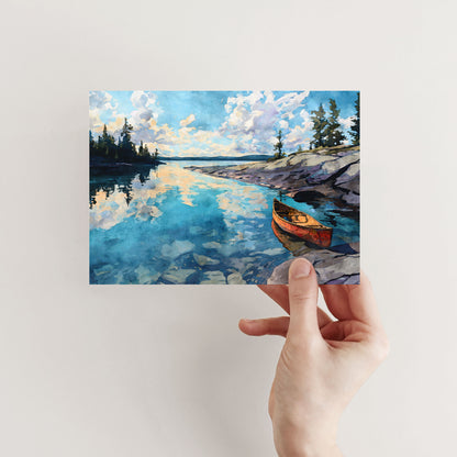 Boundary Waters Canoe Area Horizontal Note Cards