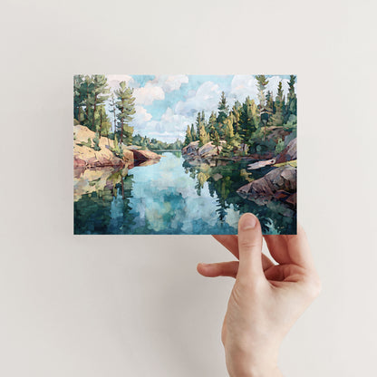 Northern Minnesota Lake Note Cards