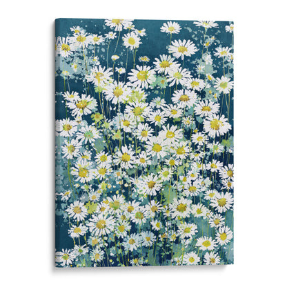 Wild Chamomile Daisies Watercolor Art Print