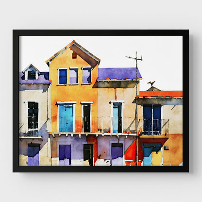 Colorful Buildings Print