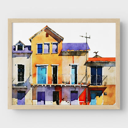 Colorful Buildings Print