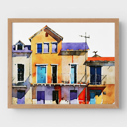 Colorful Buildings Print
