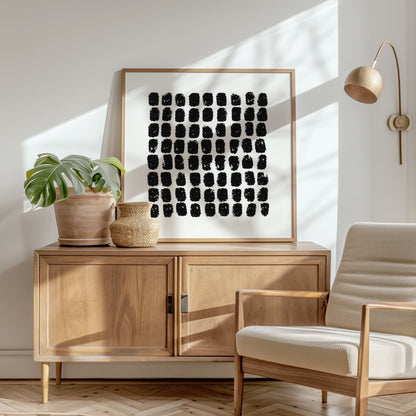 Distressed Dots Large Print