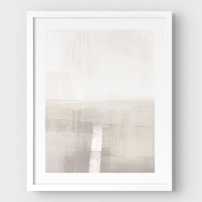 Beige Horizon Print