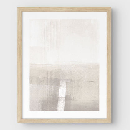 Beige Horizon Print