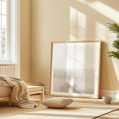 Beige Horizon Print