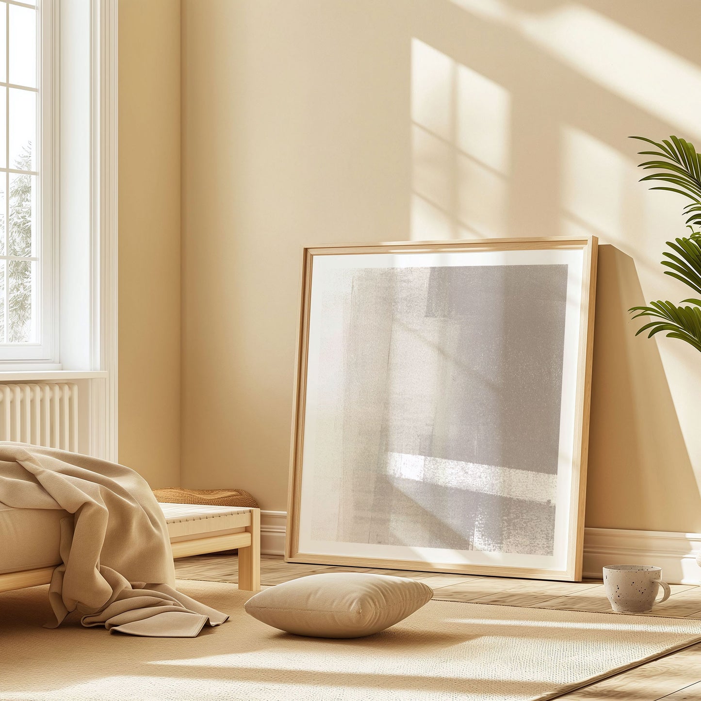 Beige Horizon III Print