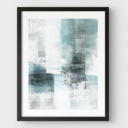 Ethereal Aqua Painting Print