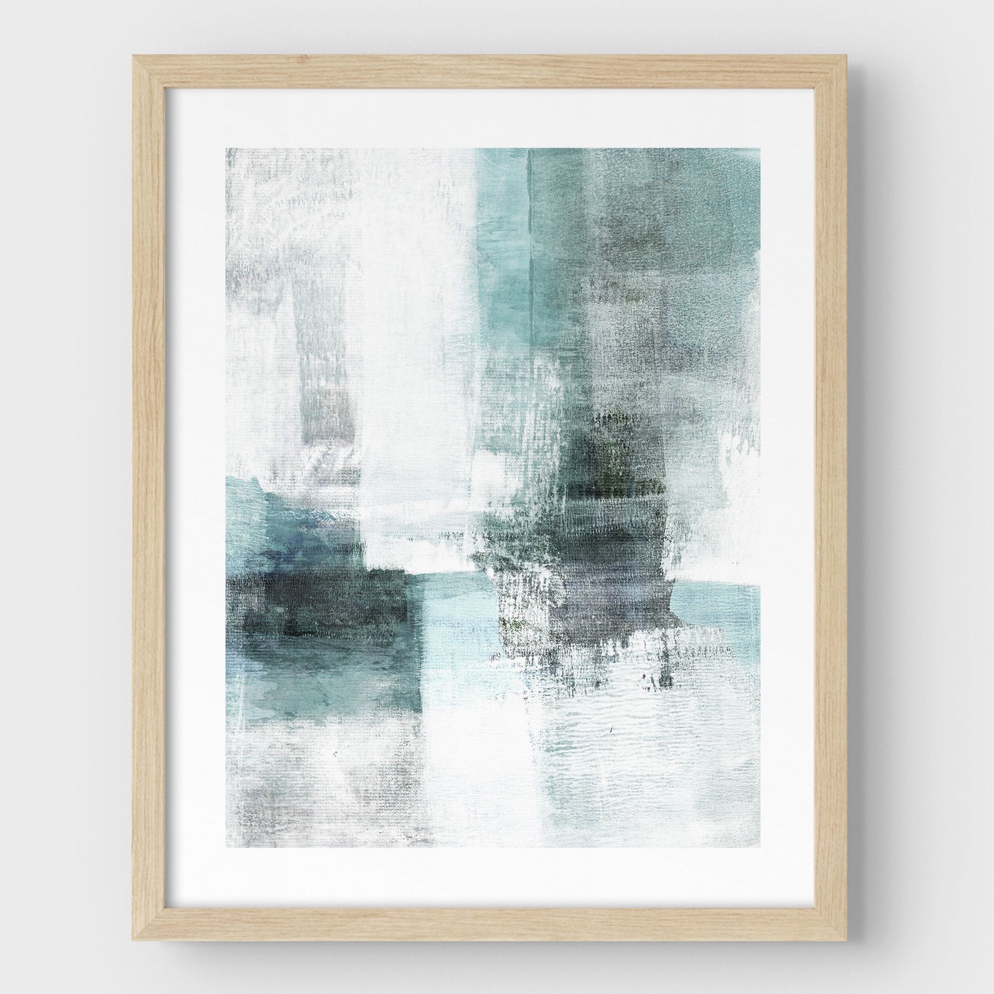 Ethereal Aqua Painting Print