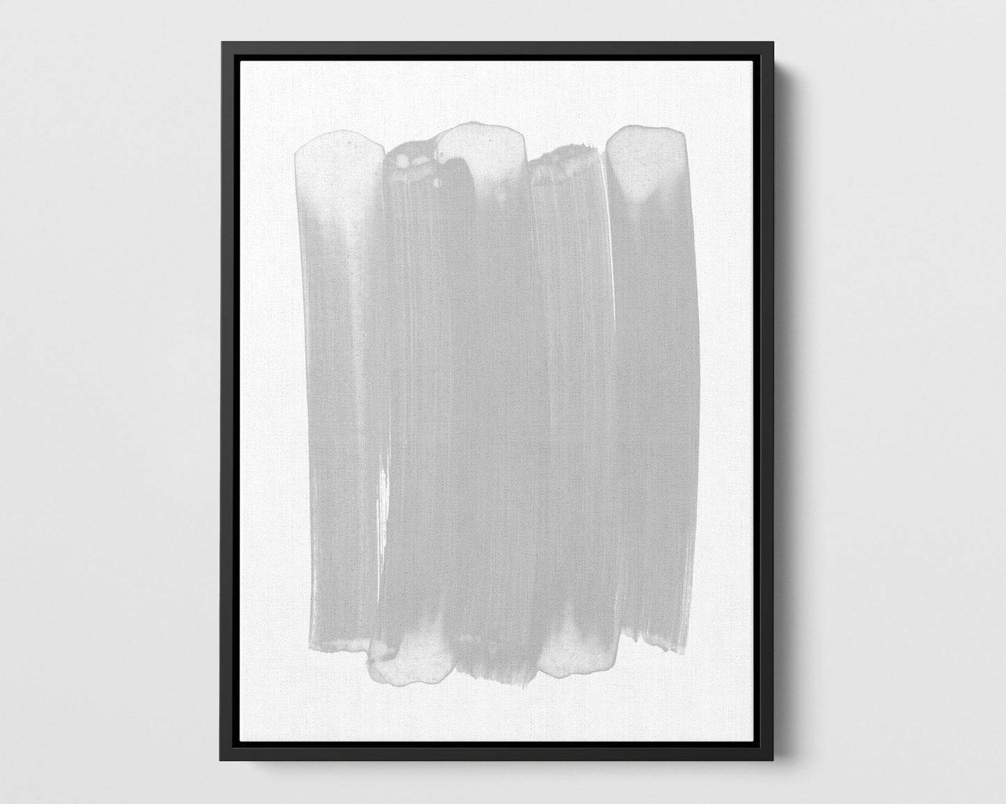 Grey Brushstrokes Print
