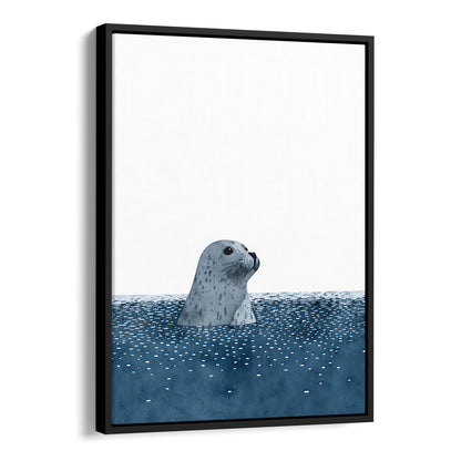 Harbor Seal Watercolor Print