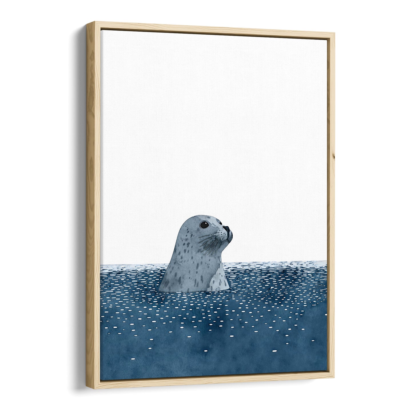 Harbor Seal Watercolor Print