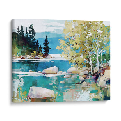 Turquoise Lake Tahoe Art Print