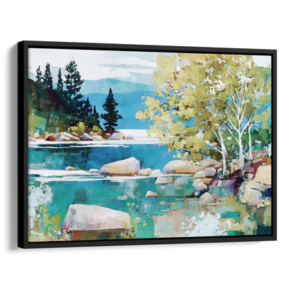 Turquoise Lake Tahoe Art Print