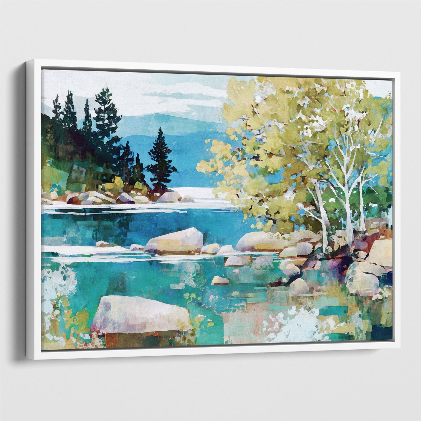 Turquoise Lake Tahoe Art Print