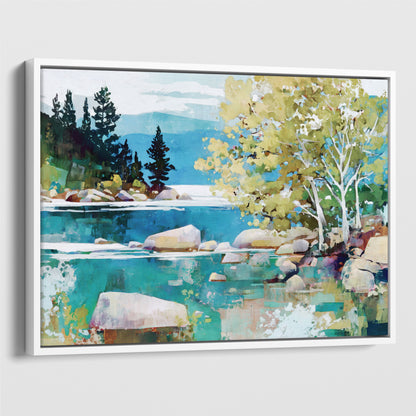 Turquoise Lake Tahoe Art Print