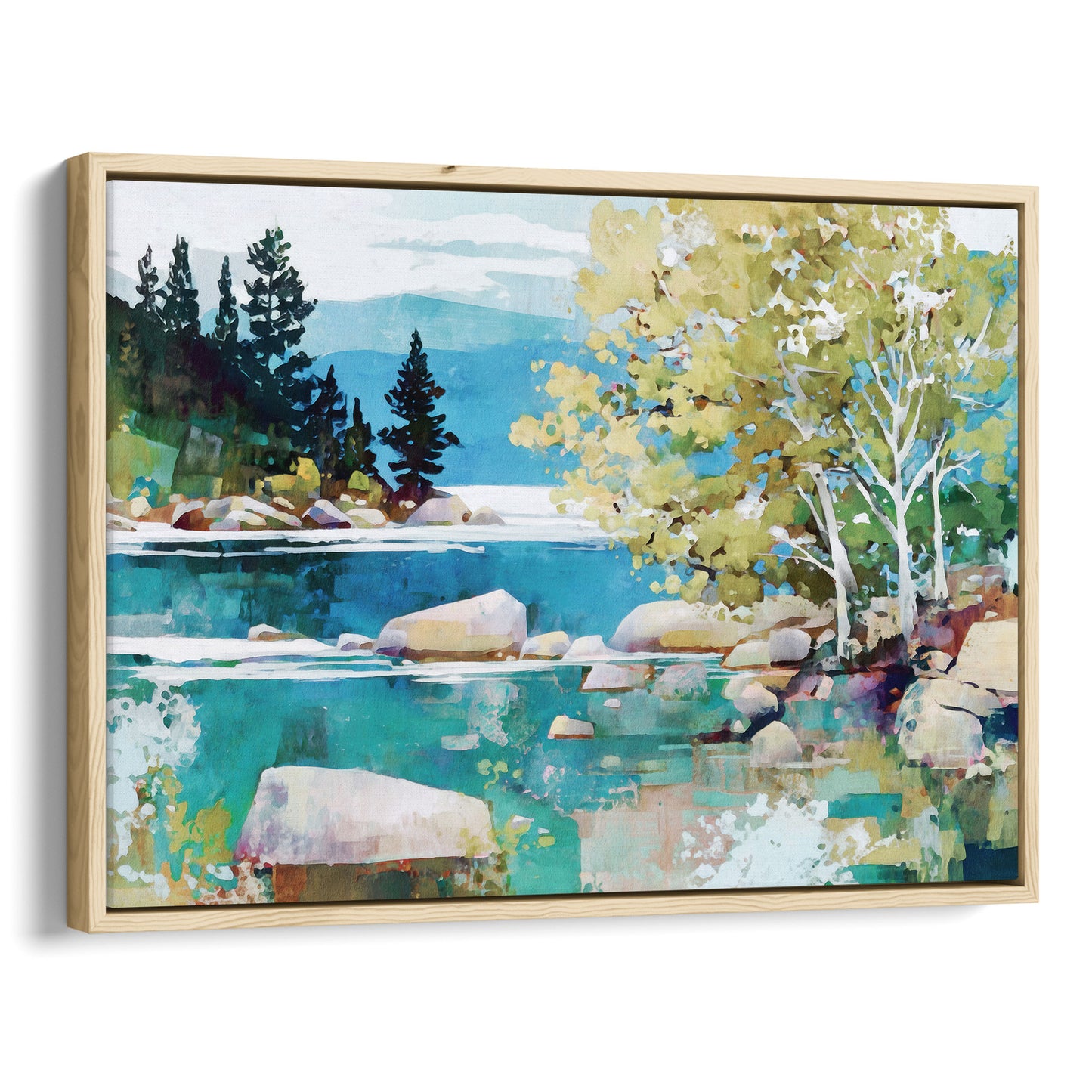 Turquoise Lake Tahoe Art Print