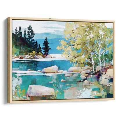 Turquoise Lake Tahoe Art Print