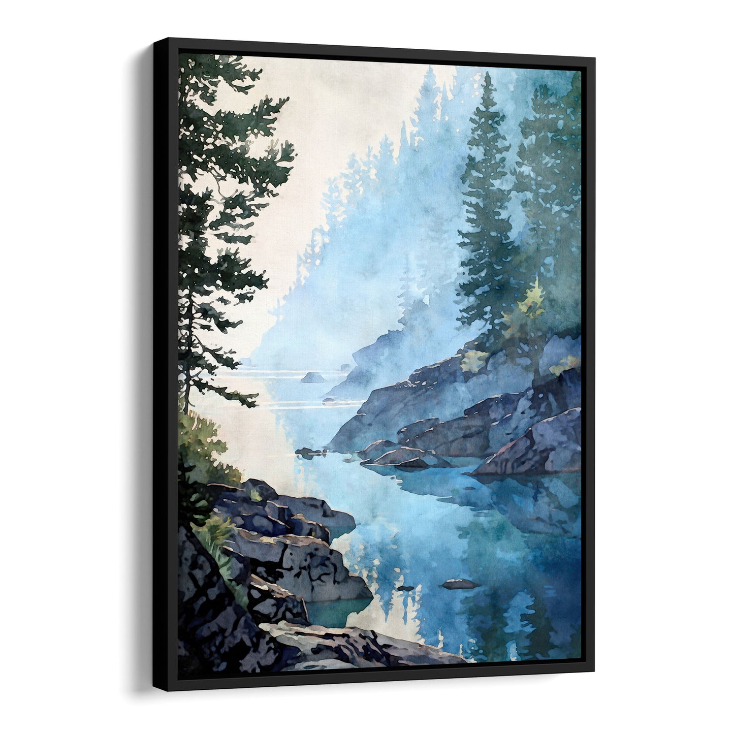 Lake Superior Misty Morning Art Print