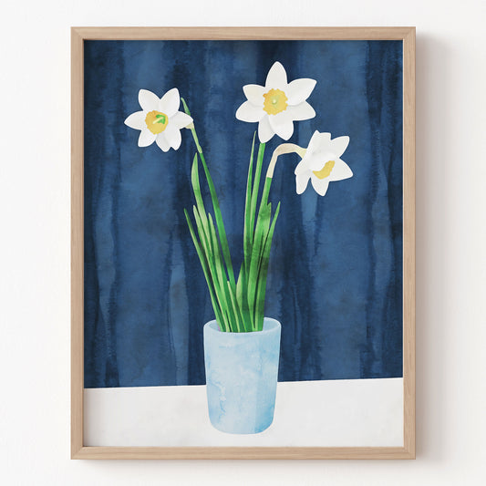 Daffodil Still Life Print
