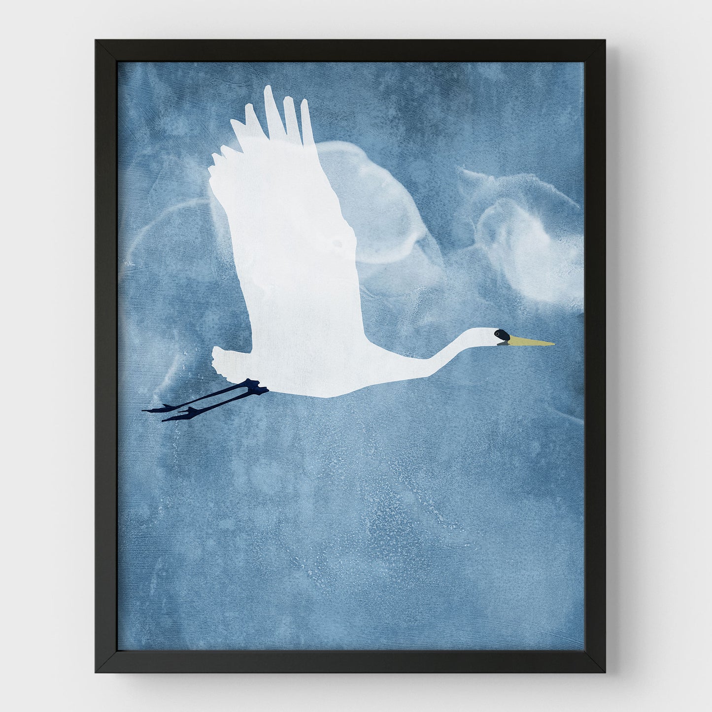 Egret in Flight Print