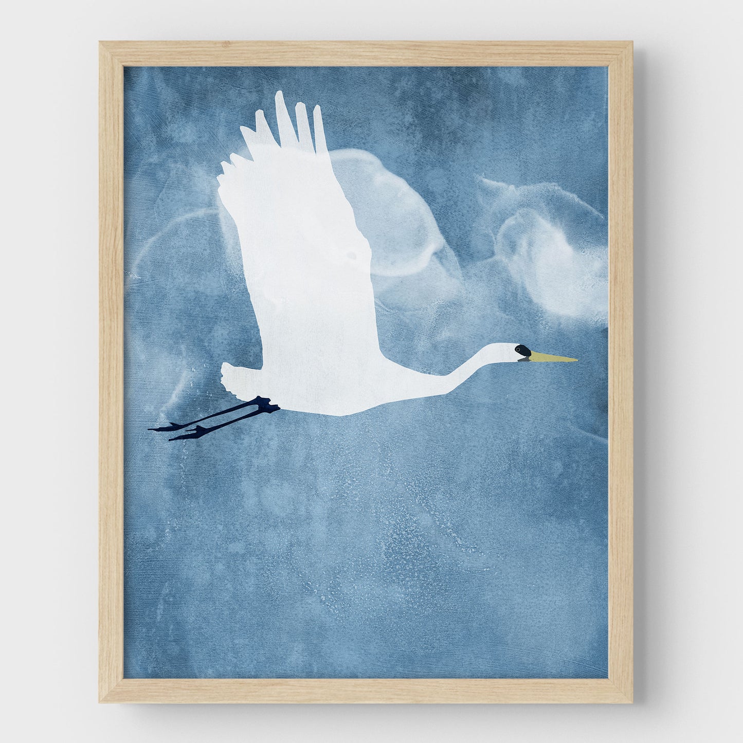 Egret in Flight Print