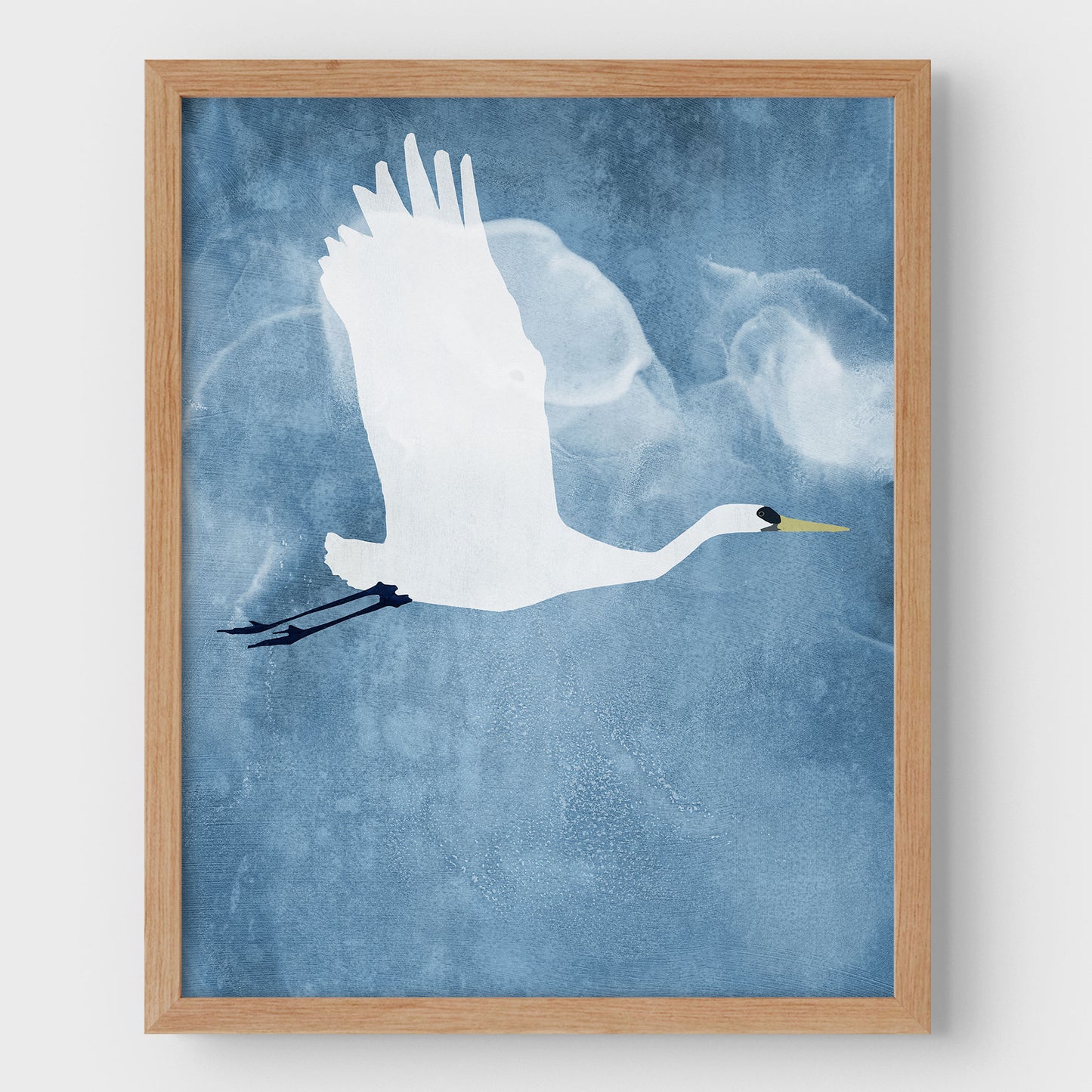 Egret in Flight Print